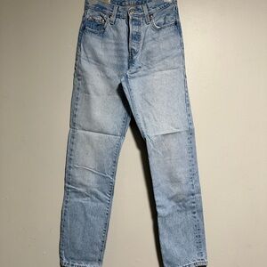 Levi's 501 Classic Straight Leg Jeans in Light Blue